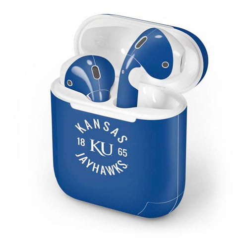 University of Kansas Jayhawks KY 1865 Apple AirPods Skin