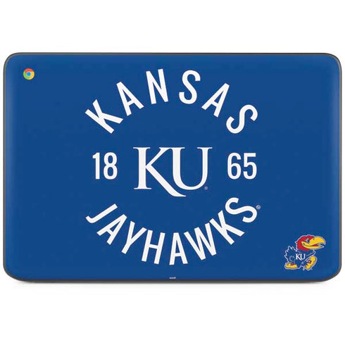 University of Kansas Jayhawks KY 1865 HP Chromebook Skin