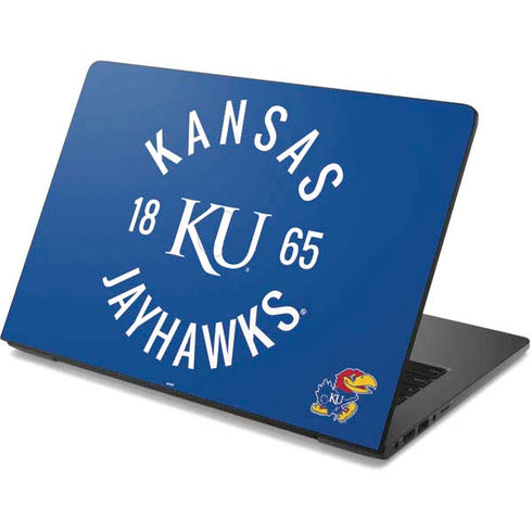 University of Kansas Jayhawks KY 1865 Dell Chromebook Skin