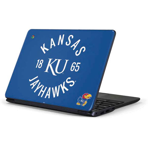 University of Kansas Jayhawks KY 1865 Samsung Chromebook Skin