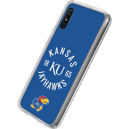 University of Kansas Jayhawks KY 1865 Galaxy A10e Clear Case