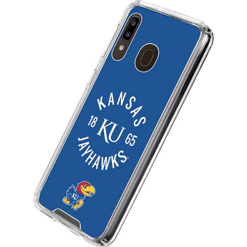 University of Kansas Jayhawks KY 1865 Galaxy A30 Clear Case