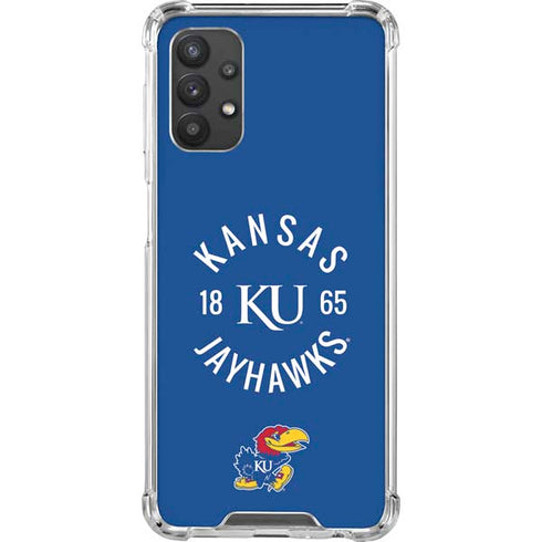 University of Kansas Jayhawks KY 1865 Galaxy A32 5G Clear Case