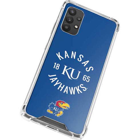 University of Kansas Jayhawks KY 1865 Galaxy A32 5G Clear Case