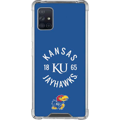 University of Kansas Jayhawks KY 1865 Galaxy A51 5G Clear Case