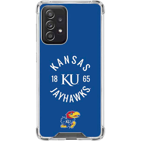 University of Kansas Jayhawks KY 1865 Galaxy A52 5G Clear Case