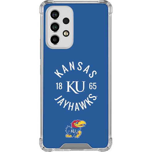 University of Kansas Jayhawks KY 1865 Galaxy A53 5G Clear Case