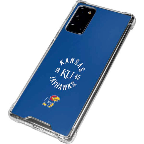 University of Kansas Jayhawks KY 1865 Galaxy Note20 5G Clear Case