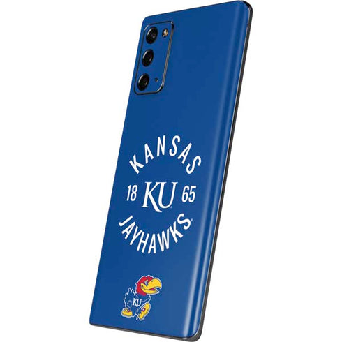 University of Kansas Jayhawks KY 1865 Galaxy Note20 5G Skin