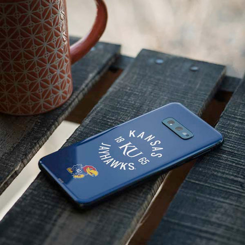 University of Kansas Jayhawks KY 1865 Galaxy S10e Skin
