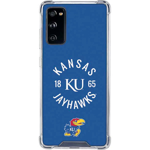 University of Kansas Jayhawks KY 1865 Galaxy S20 FE Clear Case