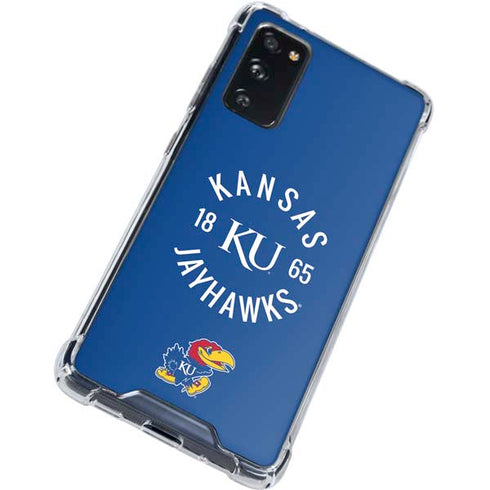 University of Kansas Jayhawks KY 1865 Galaxy S20 FE Clear Case