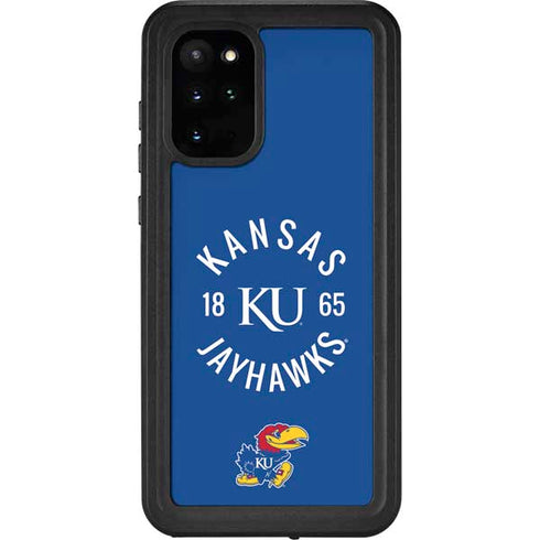 University of Kansas Jayhawks KY 1865 Galaxy S20 Plus Waterproof Case
