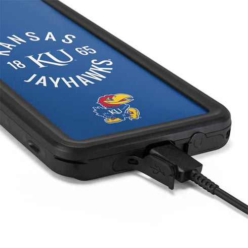 University of Kansas Jayhawks KY 1865 Galaxy S20 Plus Waterproof Case