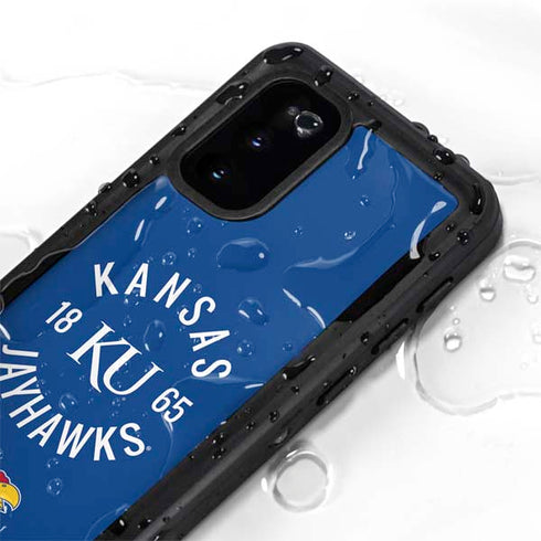 University of Kansas Jayhawks KY 1865 Galaxy S20 Waterproof Case