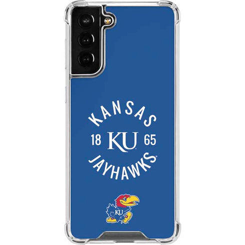 University of Kansas Jayhawks KY 1865 Galaxy S21 FE Clear Case