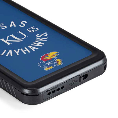 University of Kansas Jayhawks KY 1865 Galaxy S23 Plus Waterproof Case