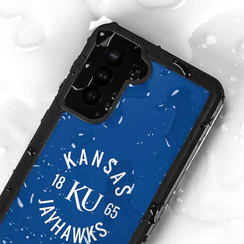 University of Kansas Jayhawks KY 1865 Galaxy S23 Plus Waterproof Case