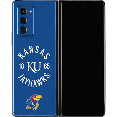 University of Kansas Jayhawks KY 1865 Galaxy Z Fold2 5G Skin