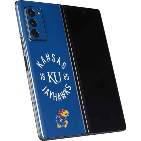University of Kansas Jayhawks KY 1865 Galaxy Z Fold2 5G Skin