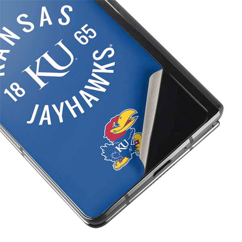 University of Kansas Jayhawks KY 1865 Galaxy Z Fold2 5G Skin