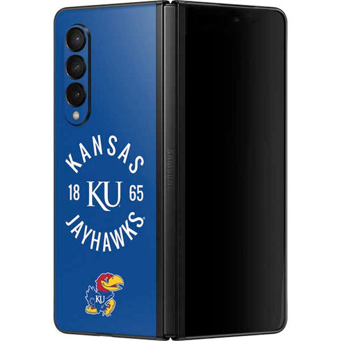 University of Kansas Jayhawks KY 1865 Galaxy Z Fold3 5G Skin