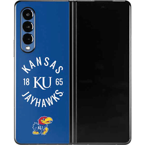 University of Kansas Jayhawks KY 1865 Galaxy Z Fold3 5G Skin