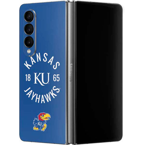 University of Kansas Jayhawks KY 1865 Galaxy Z Fold4 5G Skin