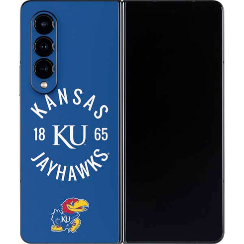 University of Kansas Jayhawks KY 1865 Galaxy Z Fold4 5G Skin