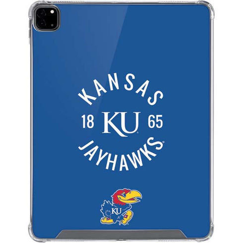 University of Kansas Jayhawks KY 1865 iPad Pro 12.9in (2020) Clear Case