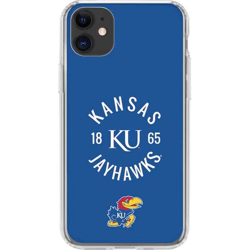 University of Kansas Jayhawks KY 1865 iPhone 11 Clear Case
