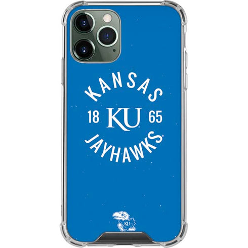 University of Kansas Jayhawks KY 1865 iPhone 11 Pro Max Clear Case