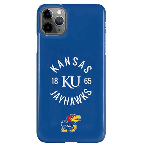 University of Kansas Jayhawks KY 1865 iPhone 11 Pro Max Lite Case