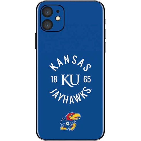 University of Kansas Jayhawks KY 1865 iPhone 11 Skin