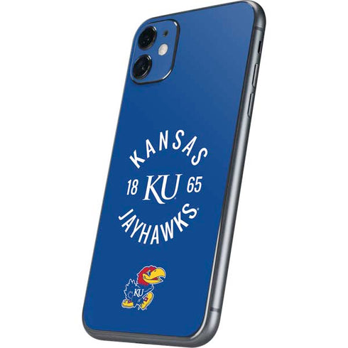 University of Kansas Jayhawks KY 1865 iPhone 11 Skin