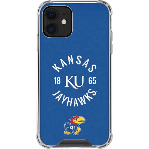 University of Kansas Jayhawks KY 1865 iPhone 12 Clear Case