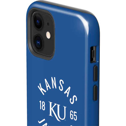 University of Kansas Jayhawks KY 1865 iPhone 12 Impact Case