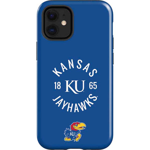 University of Kansas Jayhawks KY 1865 iPhone 12 Mini Impact Case