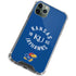 University of Kansas Jayhawks KY 1865 iPhone 12 Pro Clear Case