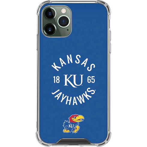 University of Kansas Jayhawks KY 1865 iPhone 12 Pro Max Clear Case