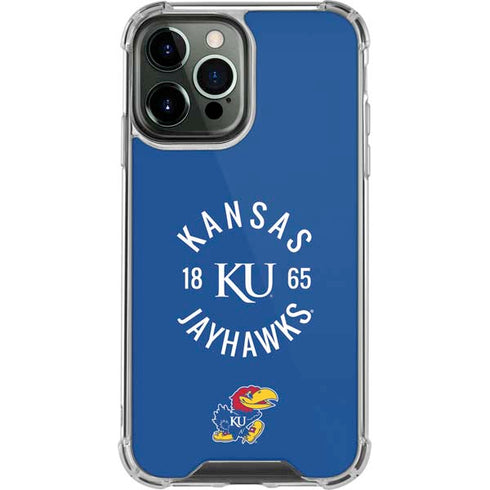 University of Kansas Jayhawks KY 1865 iPhone 13 Pro Max Clear Case