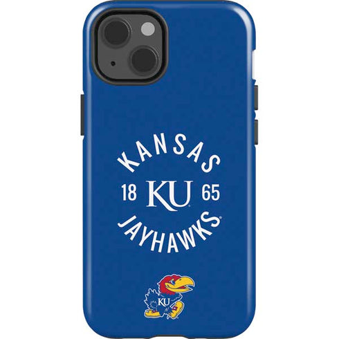 University of Kansas Jayhawks KY 1865 iPhone 15 Impact Case