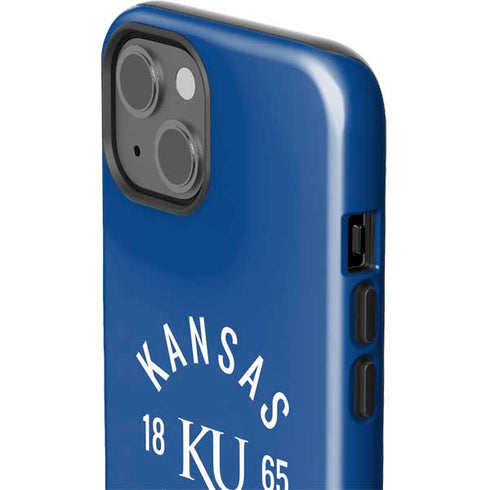 University of Kansas Jayhawks KY 1865 iPhone 15 Impact Case