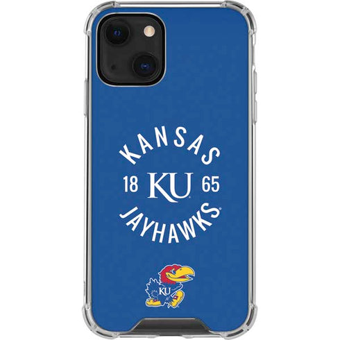 University of Kansas Jayhawks KY 1865 iPhone 14 Plus Clear Case