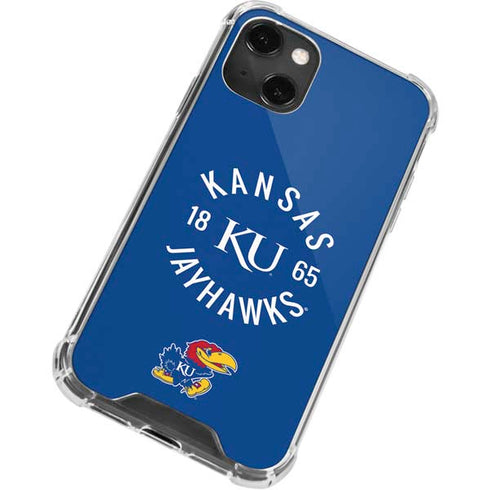 University of Kansas Jayhawks KY 1865 iPhone 14 Plus Clear Case