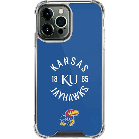 University of Kansas Jayhawks KY 1865 iPhone 14 Pro Max Clear Case