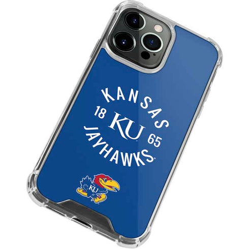 University of Kansas Jayhawks KY 1865 iPhone 14 Pro Max Clear Case