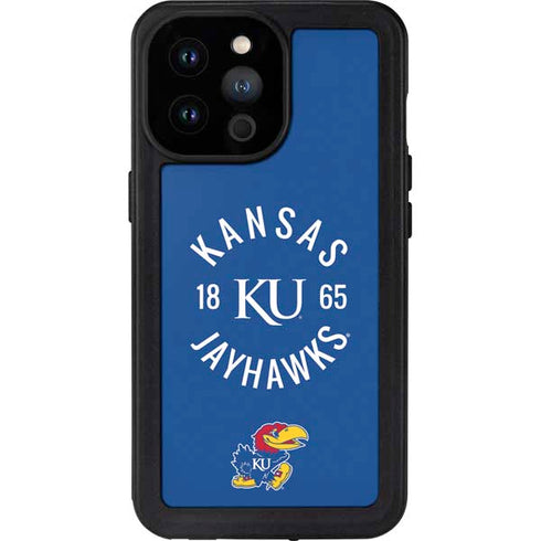 University of Kansas Jayhawks KY 1865 iPhone 14 Pro Max Waterproof Case