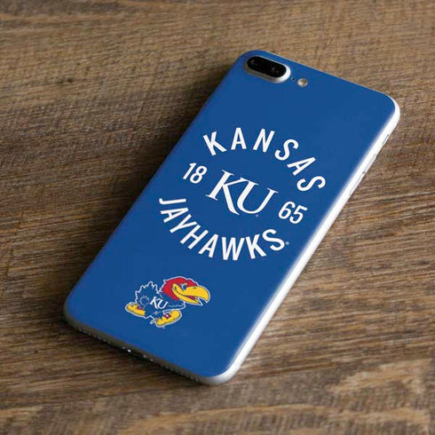 University of Kansas Jayhawks KY 1865 iPhone 8 Plus Skin