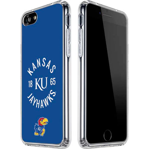 University of Kansas Jayhawks KY 1865 iPhone SE (2nd & 3rd Gen) Clear Case